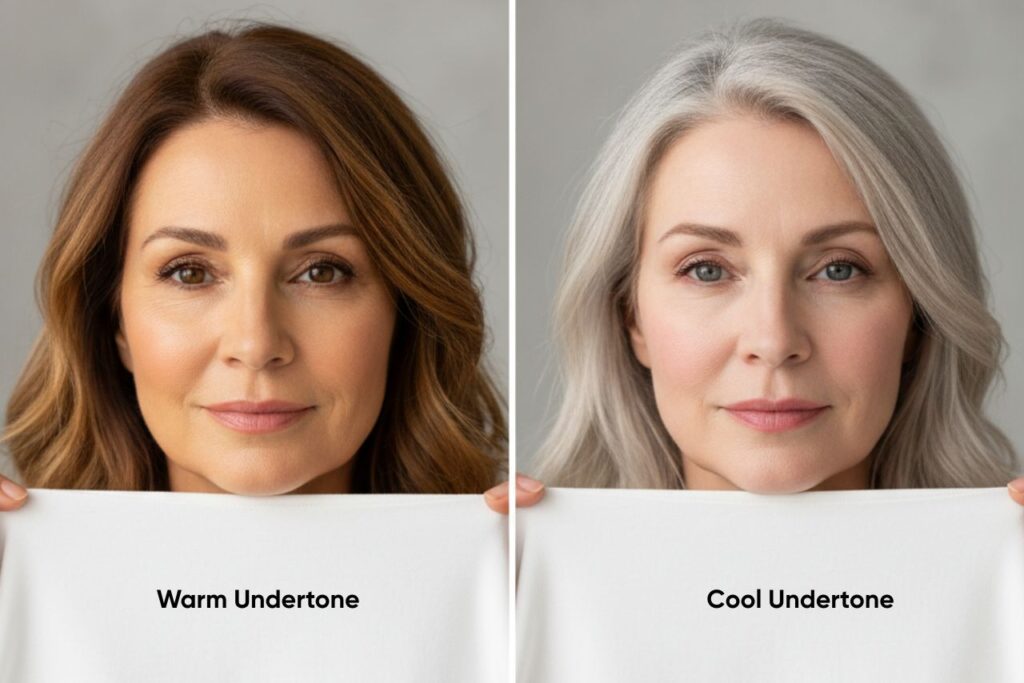 Use White to Reveal Your True Undertone