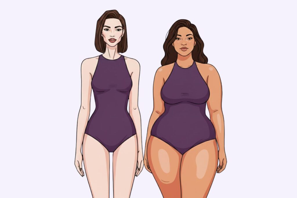 fashion rule for women over 50 - understand your body type