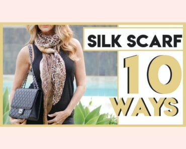 How To Style A Silk Scarf | Silk Scarf 10 Ways - fabulous50s