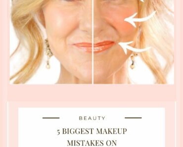 Makeup mistakes on mature skin