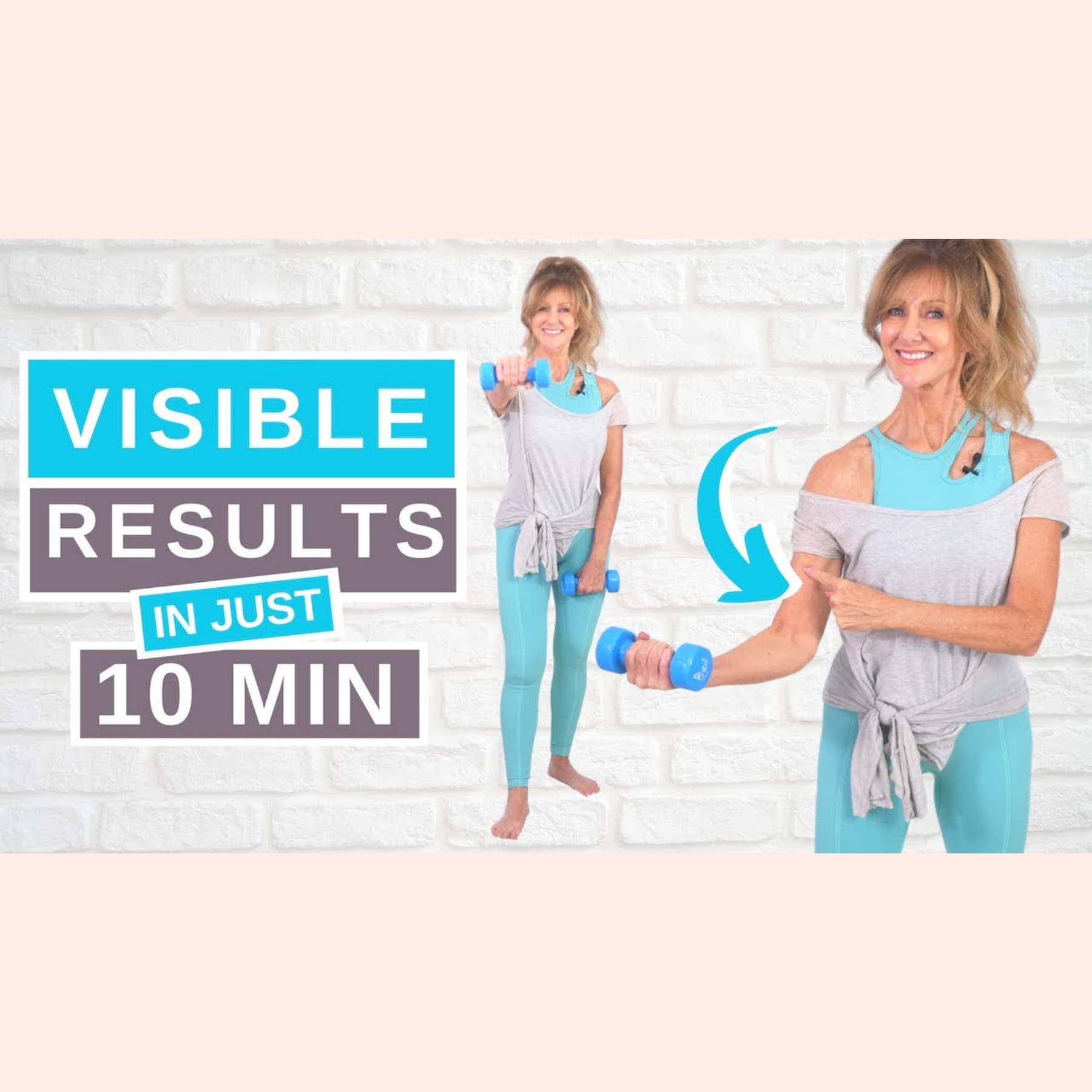 10 Minute Dumbbell Arm Workout For Women Over 50