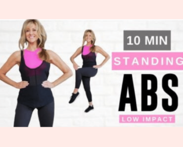 10 Minute Standing Abs Indoor Workout For Women Over 50 Burn Belly Fat!