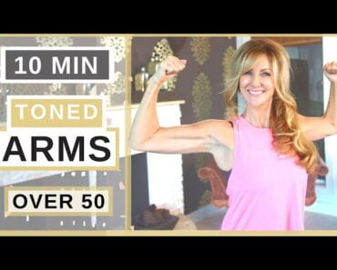 10 Minute Toned Arm Workout For Women Over 50 No Equipment