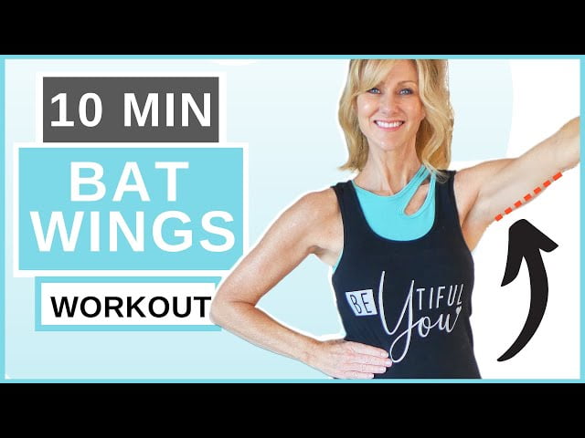 10 Minute Bye Bye Bat Wings Walking Workout For Women Over 50!