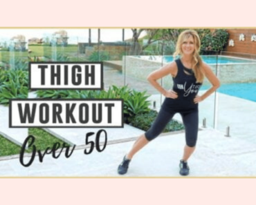 5 Minute Thigh Slimming Workout For Mature Women Over 50!