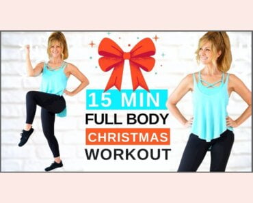 15 Minute FULL BODY Christmas Workout For Women Over 50!