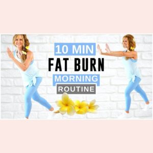 10 Minute Fat Burning Morning Routine | Low Impact Cardio!