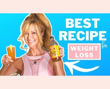 Apple Cider Vinegar Drink Recipe For Weight Loss!