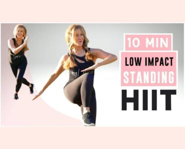 10 Minute FAT BURNING HIIT | High Intensity Low Impact!