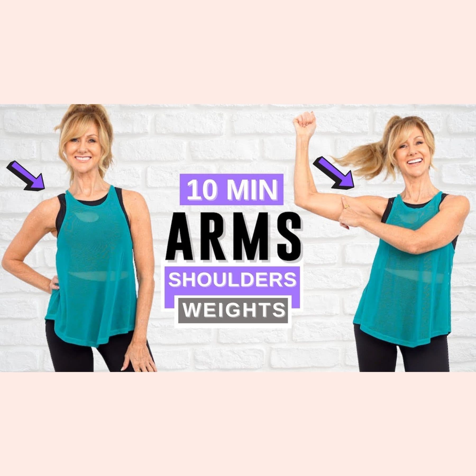 10 Minute Arm And Shoulder Workout With Dumbbell Weights