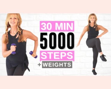 30 Minute 5000 STEPS Indoor Walking Workout For Women Over 50!
