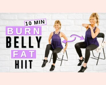10 Minute Seated Abs Workout For Women At Home Burn Belly Fat FAST!