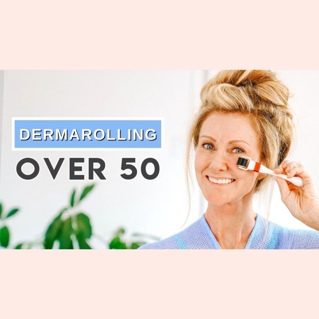 How To Use A DERMA ROLLER At Home | Tutorial For Women Over 50!