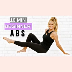 10 Minute AB WORKOUT For Women Over 50 // Beginner No Equipment!