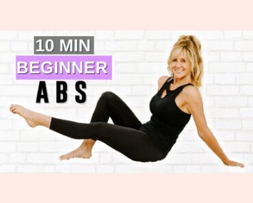 10 Minute AB WORKOUT For Women Over 50 // Beginner No Equipment!
