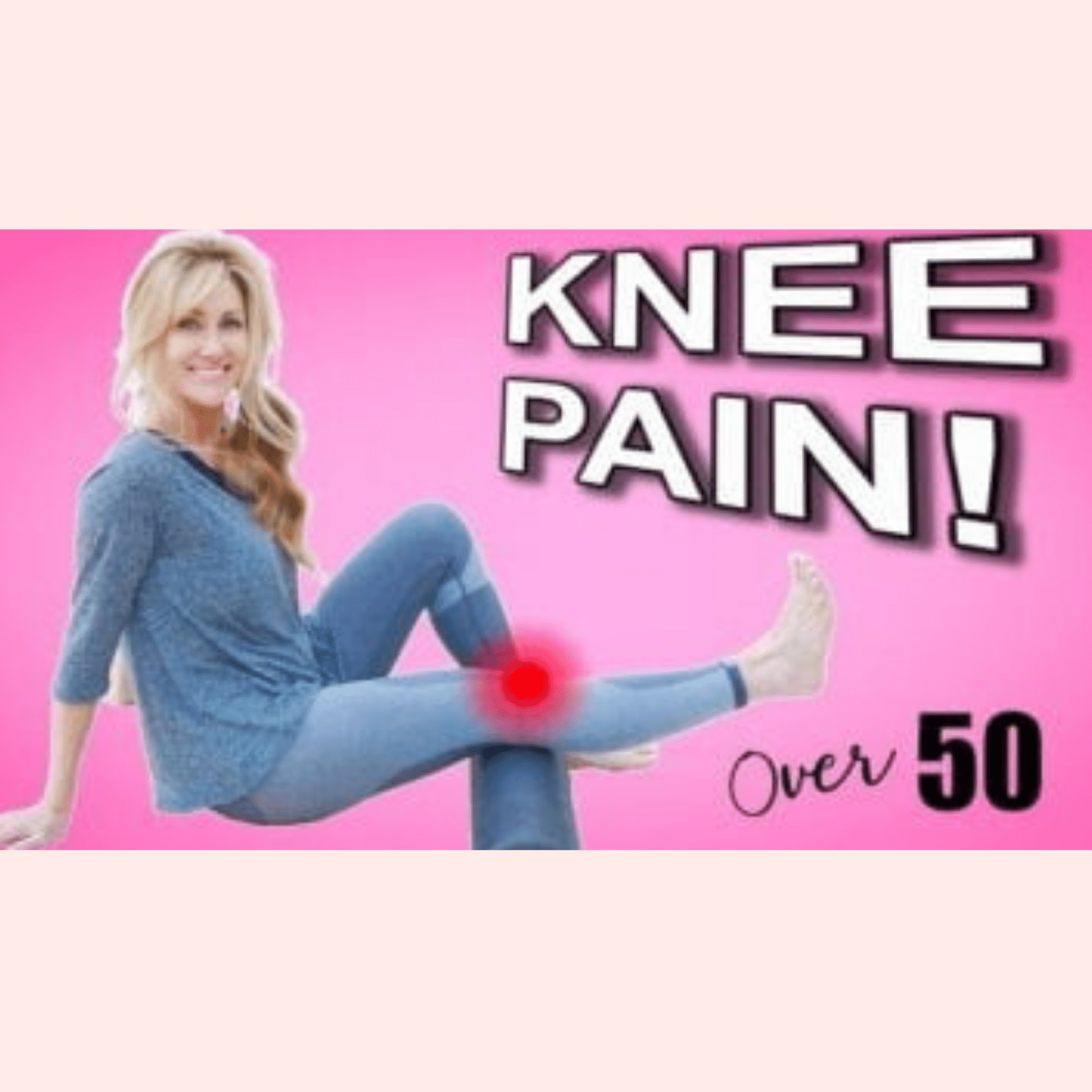 Picture of 5 Minute KNEE Strengthening Routine To Fix Knee Pain In Mature Women ...