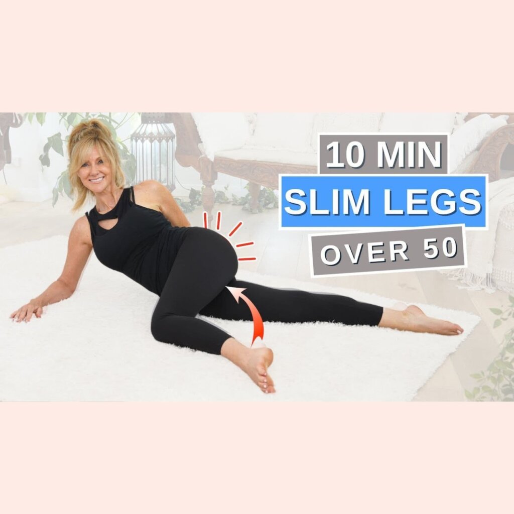 10 Minute Beginner Leg Workout For Women Over 50 // No Jumping!
