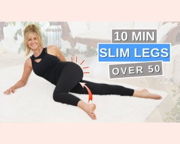 10 Minute Beginner Leg Workout For Women Over 50 // No Jumping!