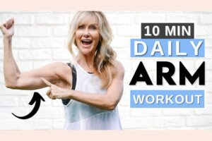 10 Minute Tone Your Arm Workout Over 50 | No Equipment!