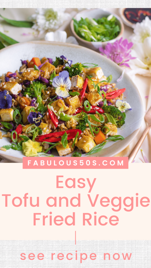 Tofu and Veggie Fried Rice - Fabulous 50s Healthy Recipes