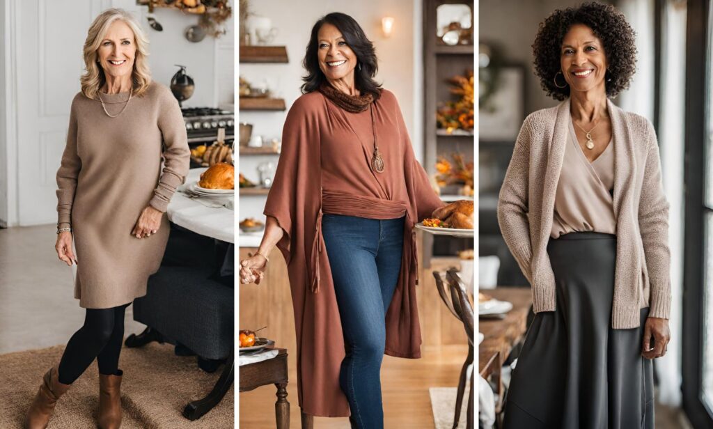 Thanksgiving outfit ideas for women over 50