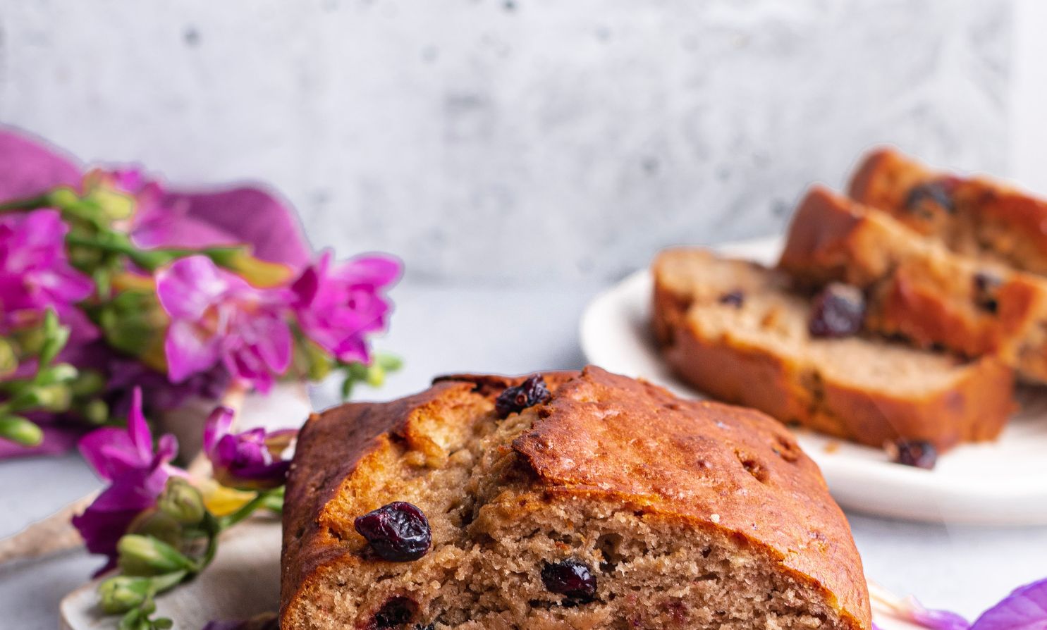 A Delectable Healthy Recipe Cranberry Banana Bread
