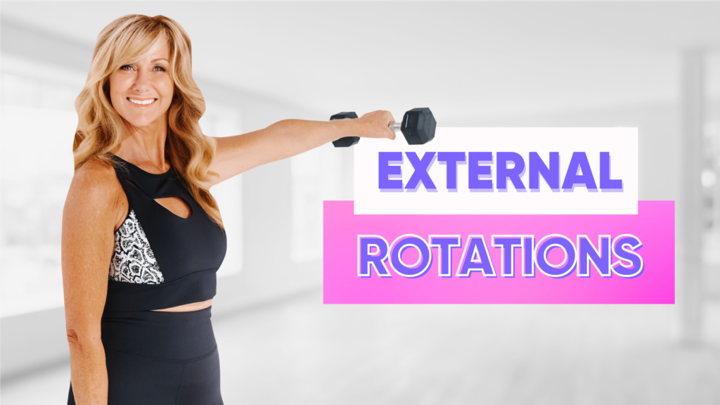 External Rotations - 7 Minute TONED ARM Workout - Women Over 50s