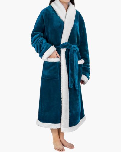 Pavilia Soft Plush Women Fleece Robe