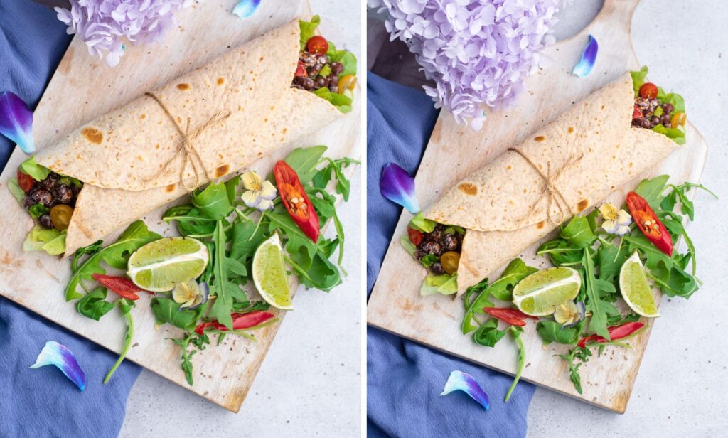 Step-by-Step Recipe for Mexican Black Beans Wrap