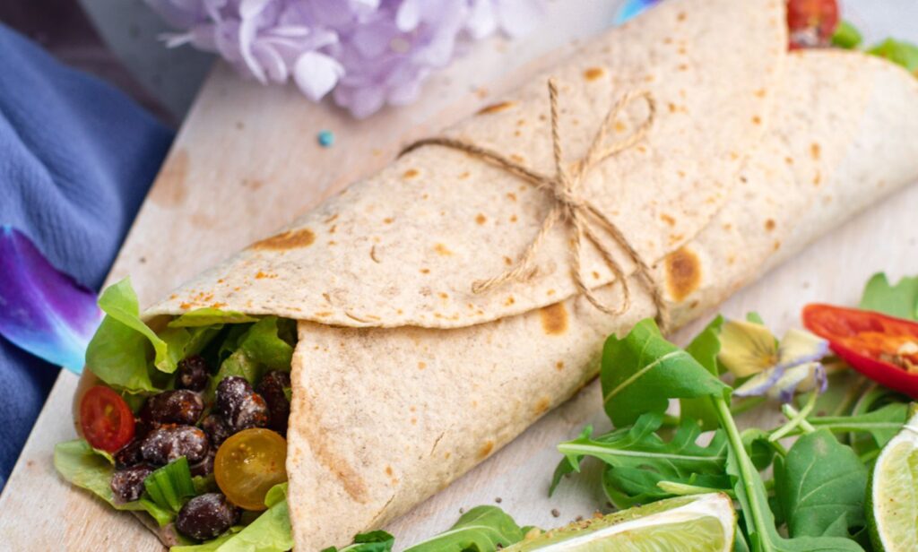 How to Make Mexican Black Beans Wrap