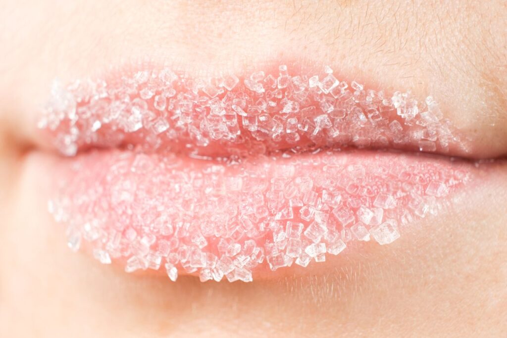 Exfoliate your lips