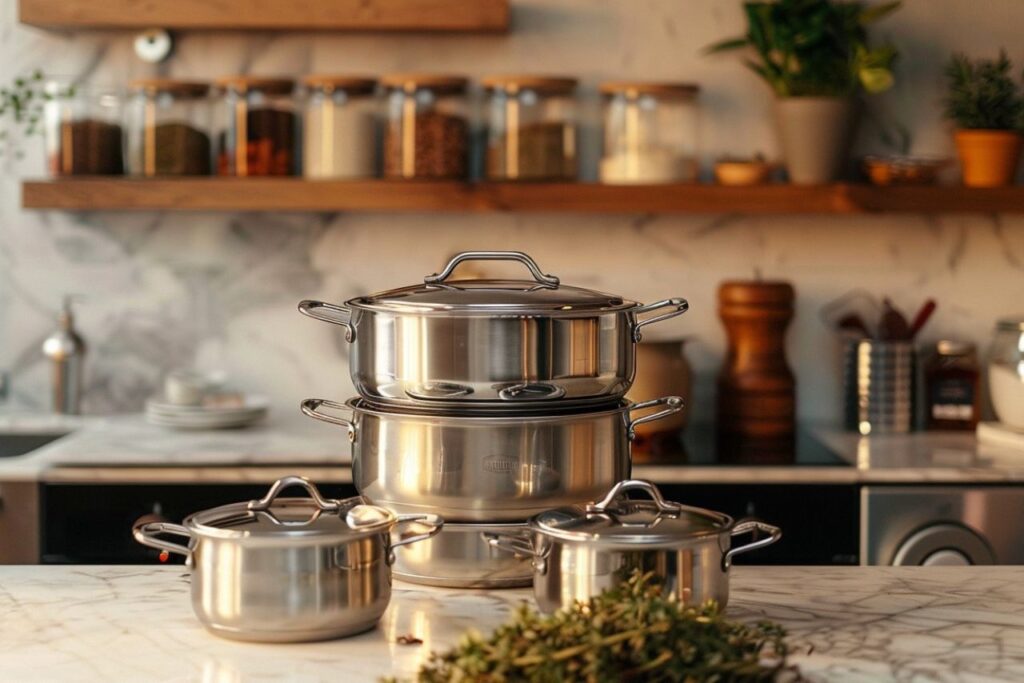 non-toxic cookware Stainless steel pots