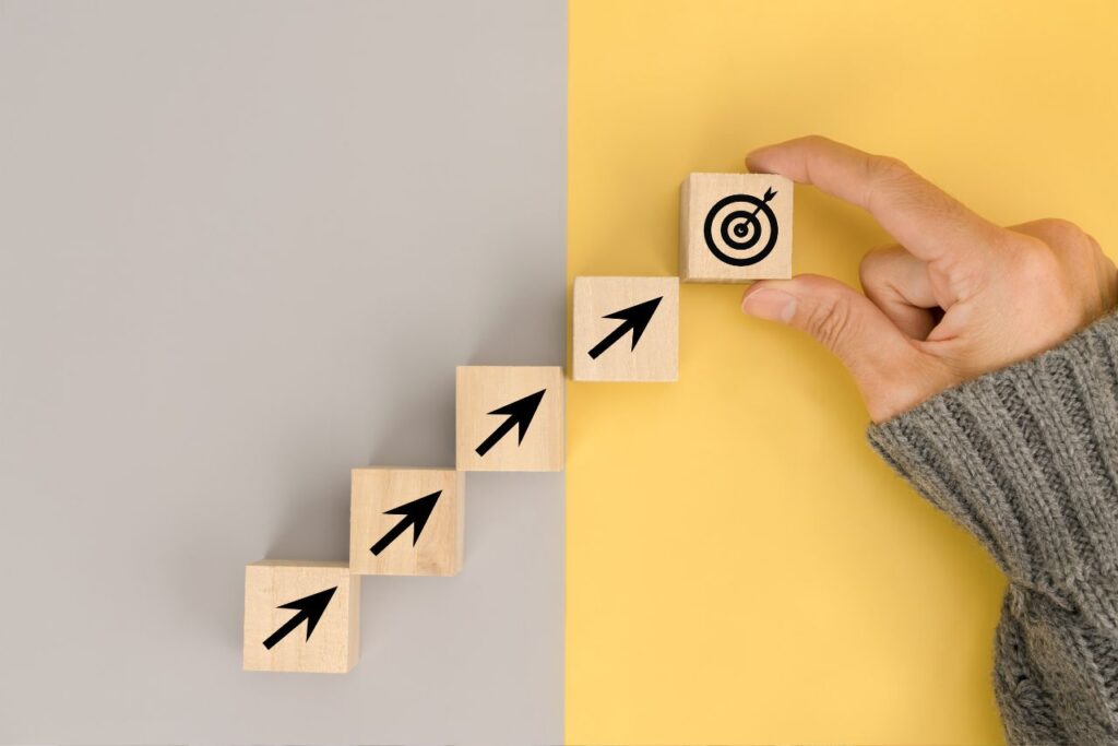set realistic goals to overcome feelings of low self-worth over 50