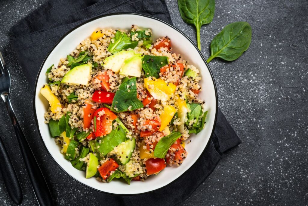 Herbed quinoa salad