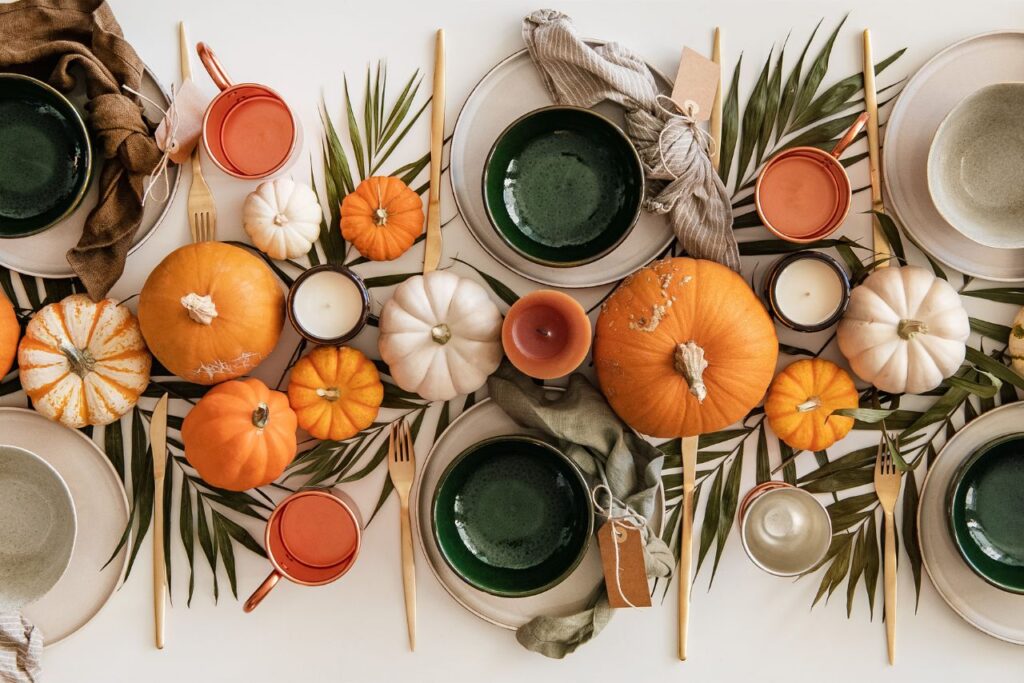 Classic Thanksgiving Table Settings