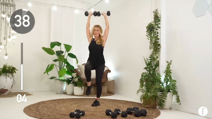 Knee Raises with Dumbbells burn belly fat