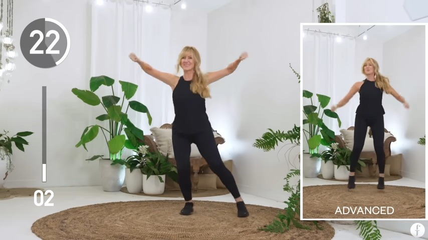 Alternate Knee Taps HIIT workout for women over 50