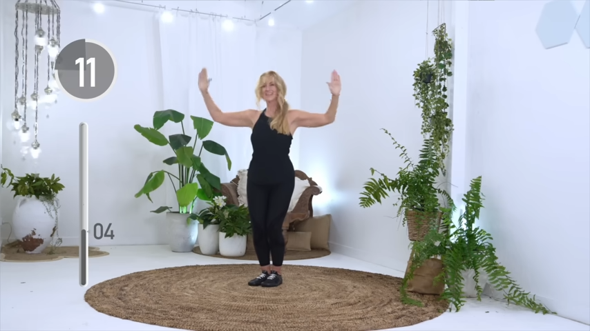 Chest Opener with Lateral Extensions 15-minute fat-burning walk