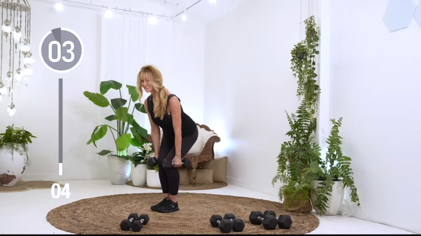 Bent-Over Row build muscle at home