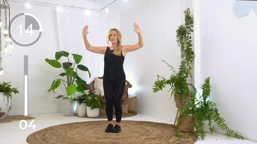Center-to-Side Arm Extensions for Shoulder Sculpting no-equipment arm toning workout