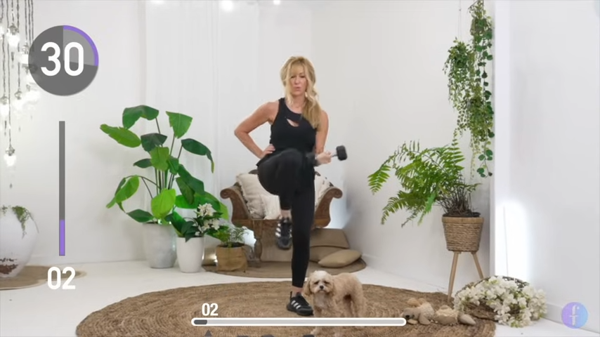 Cross-Body Dumbbell Abs for Brain & Body Connection 35-minute full body dumbbell workout for women over 50