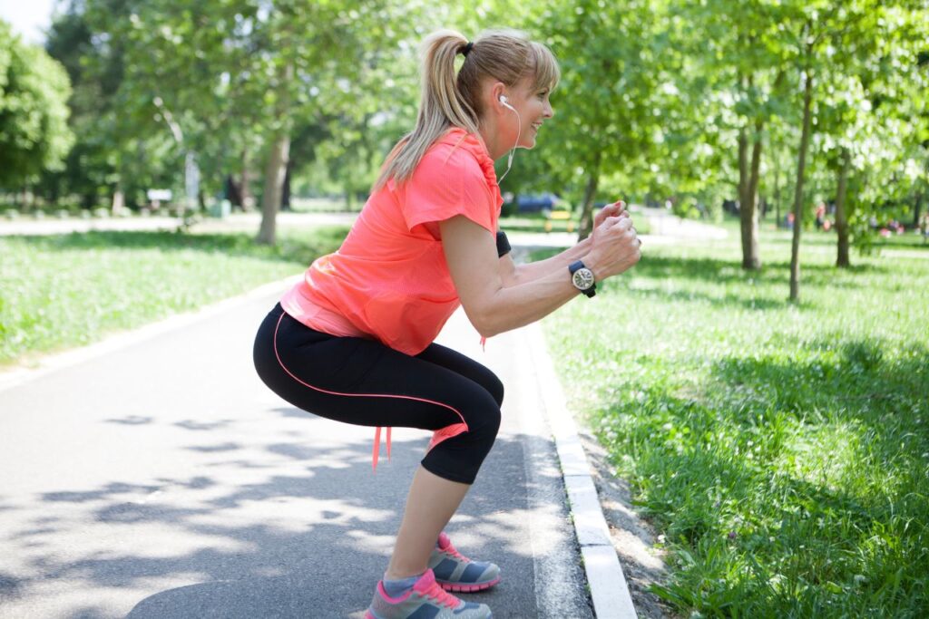working out at 55