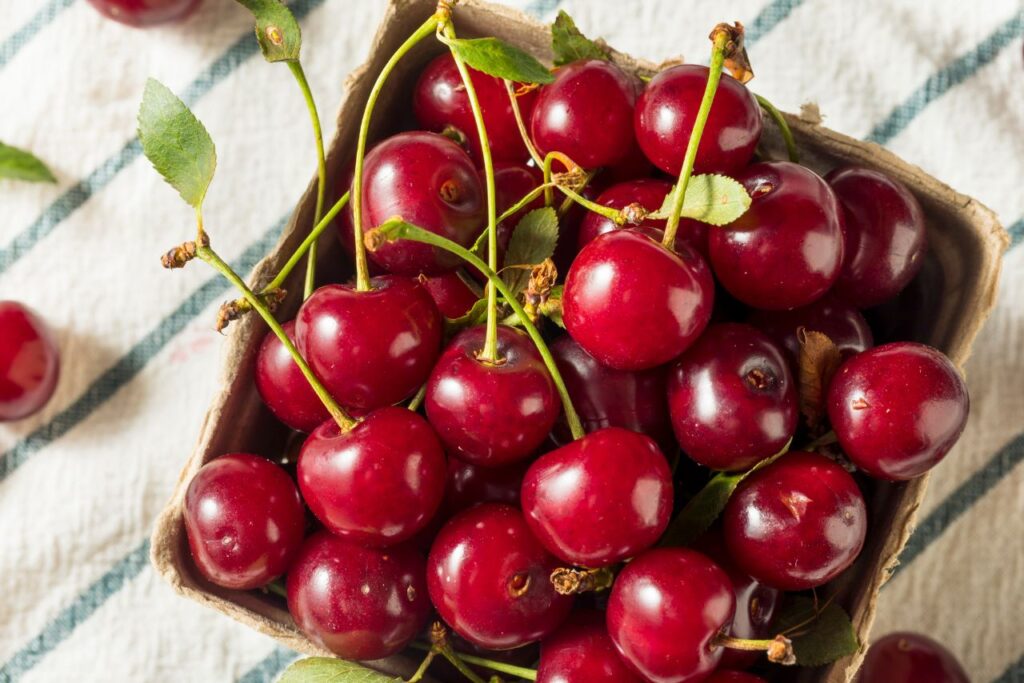 Tart cherries - fruits to help you lose belly fat