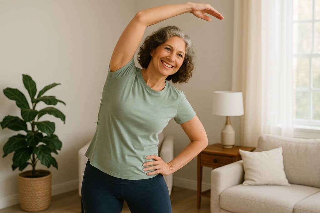 workouts for busy middle-aged women