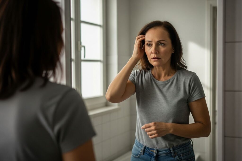 short hair loss