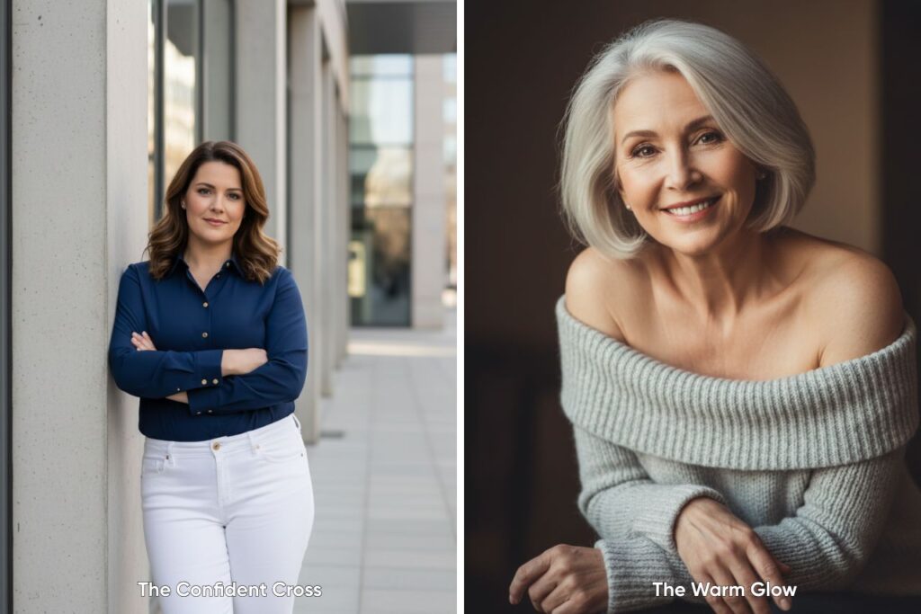 how to Pose for Photos After 50