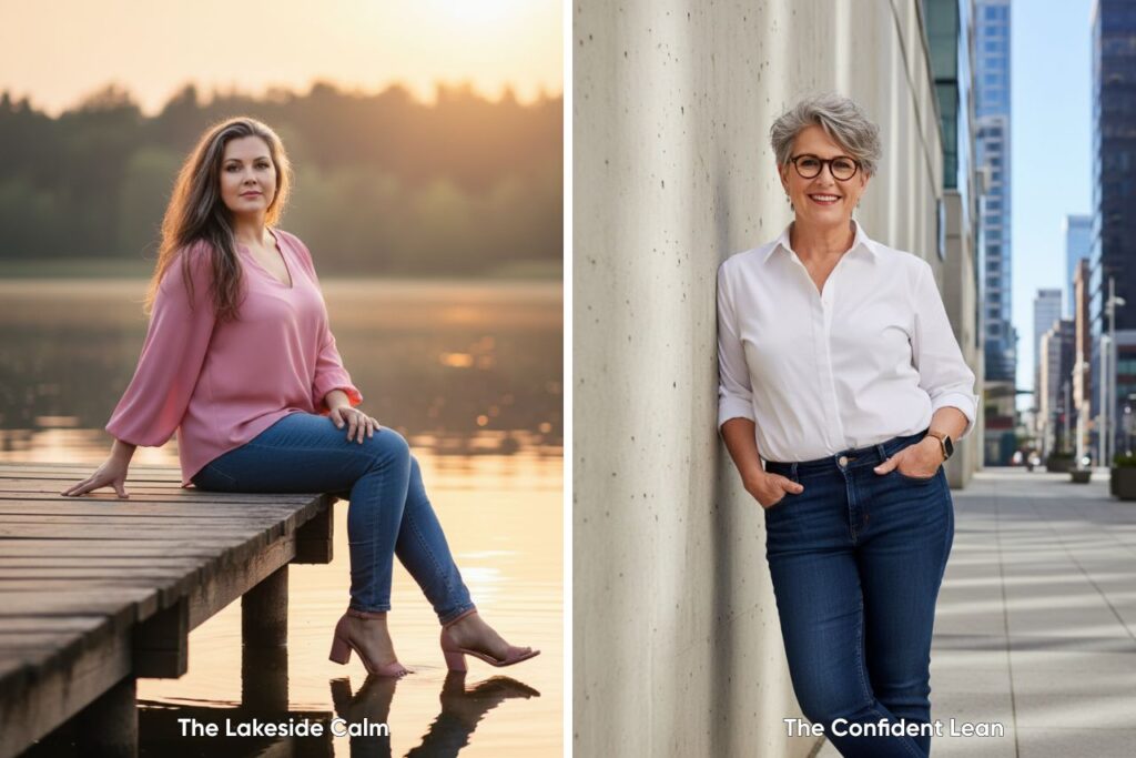 how to Pose for Photos After 50