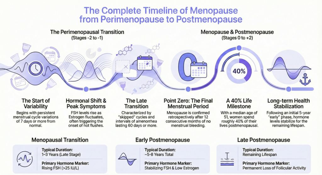 The menopause timeline