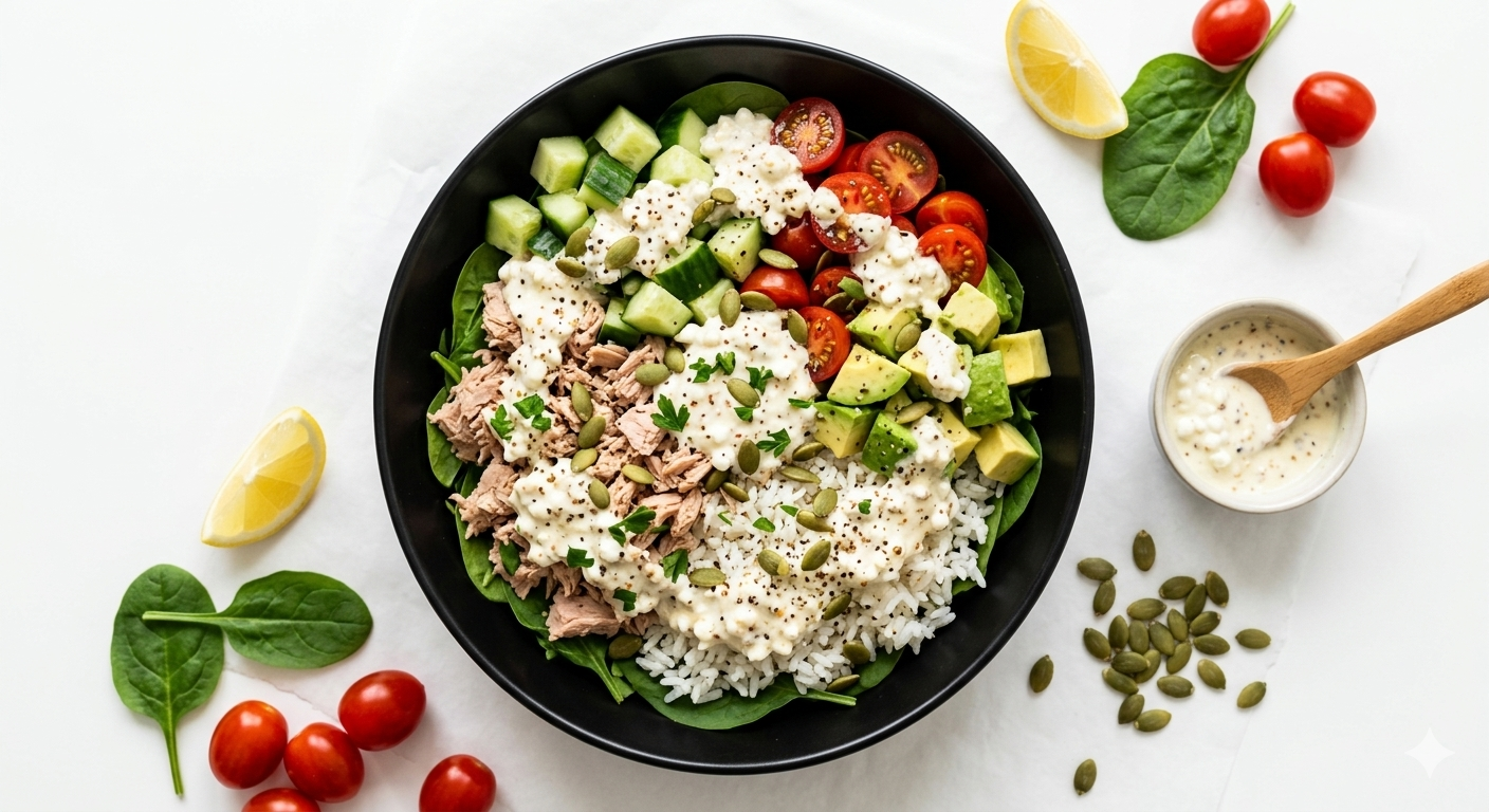 High Protein Tuna Bowl